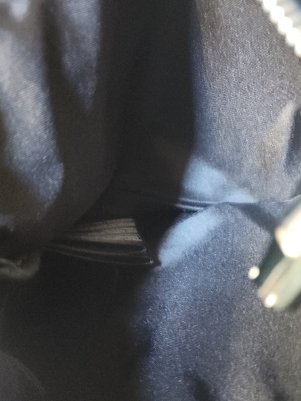 Gucci Bamboo Black Velvet Cosmetic Pouch Clutch Zip Bag Auth Vintage - Picture 7 of 8